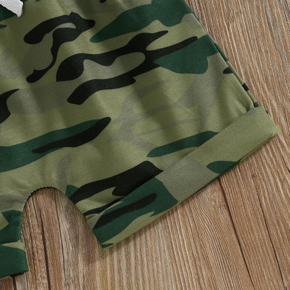 Summer Toddler Girl Clothes Baby Outfits Daddy'S Girl Short Sleeve T-Shirt Tops Camouflage Shorts Set for 2T 3T 4T