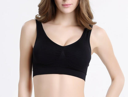 Women'S 3 Pack Seamless Comfortable Sports Bra with Removable Pads