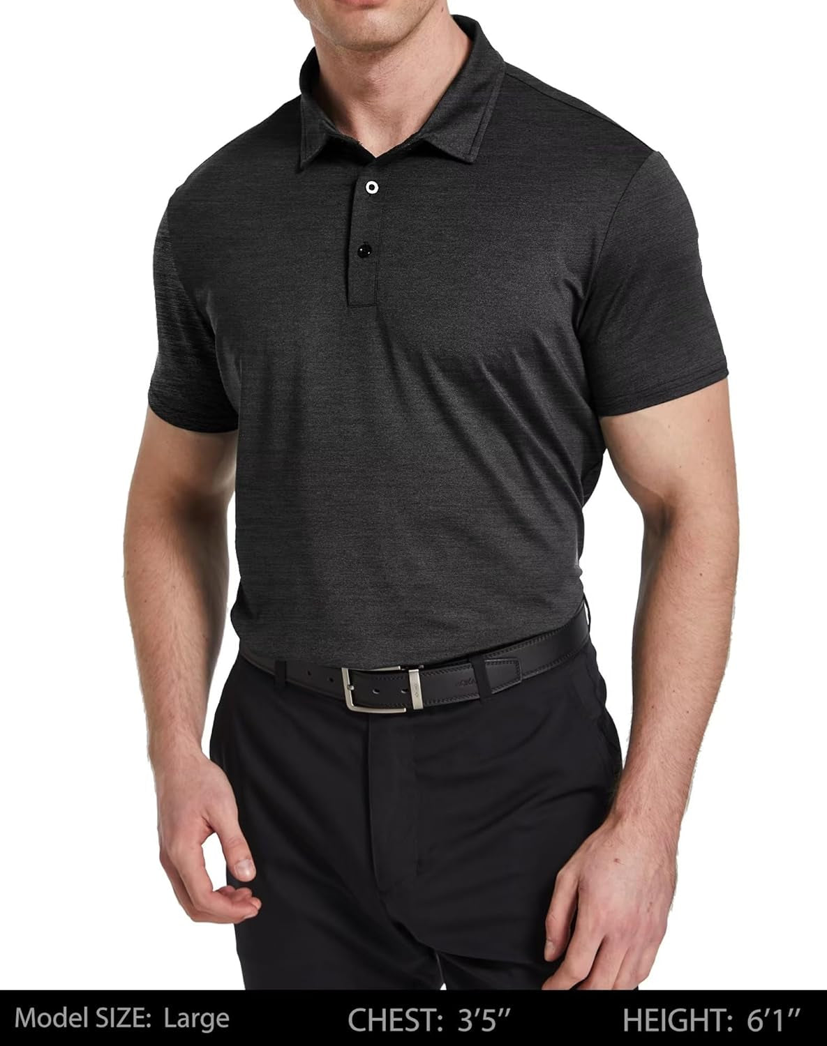 6 Pack Mens Polo Shirts Performance Short Sleeve Golf Shirt Moisture Wicking Athletic Casual Collared T-Shirt - WORLD TIME VISITS