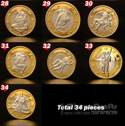 Germany Euros Coins Mix Pure Gold Coins Euro Coins Cool Maclife Couple Commemorative Coin
