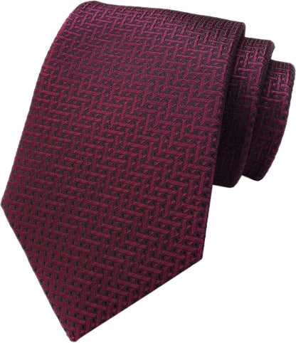 Men'S Plaid Check Stripe Ties Pattern Business Formal Designer Neckties