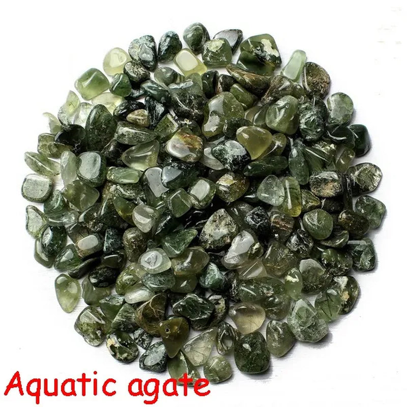 Natural Healing Crystal Mixed Stones Tumbled Chips Crushed Stone Gemstone Crystal Jewelry Aquarium Fish Tank Home Making Decoration