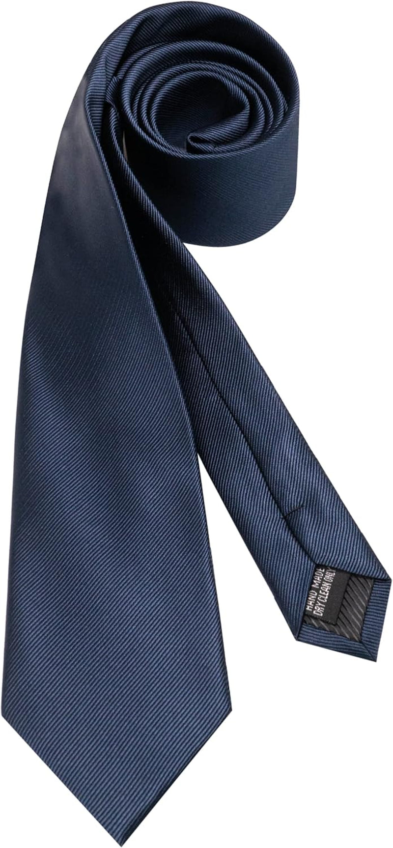Mens Solid Color 7Cm Silk Tie for Business and Wedding