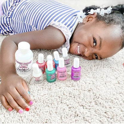 | 100% Non-Toxic Girls Nail Polish | Safe, Cruelty-Free, Vegan, & Low Odor for Kids | Mint to Be