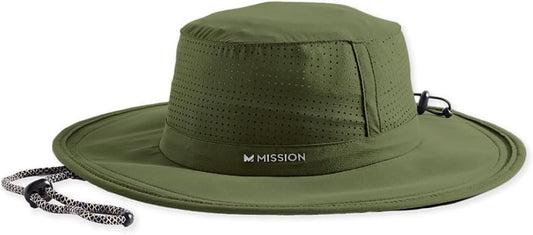 Cooling UPF Boonie Hat - Unisex Sun Hat for Hiking, Beach & Fishing - Sweat & Water Activated Technology