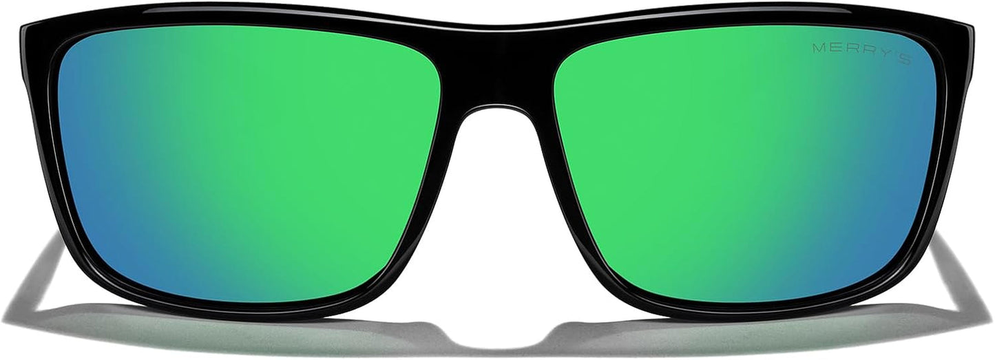 Rectangular Polarized Sports Sunglasses for Men Women Cycling Driving Fishing UV400 Protection S8225