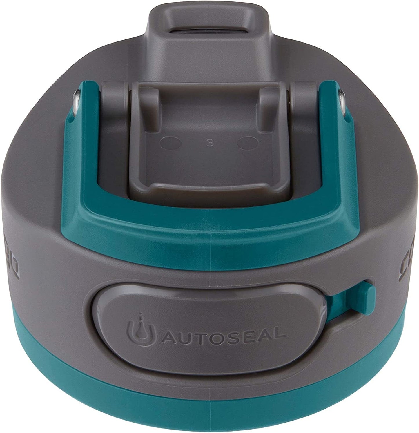 Cortland 24Oz Water Bottle, Bpa-Free Plastic, Spill-Proof, Leak-Proof Lid, and Carry Handle, Dishwasher Safe, Spirulina
