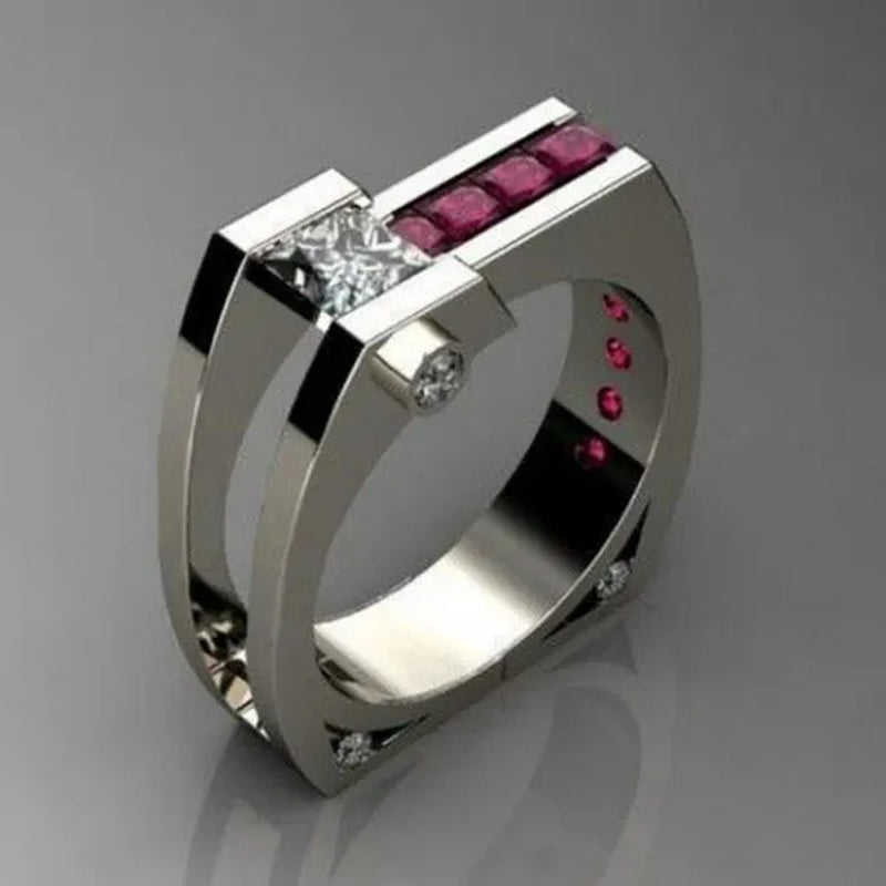 Elegant Creative Simple Women Fashion Zircon Jewelry Zircon Ring Ms. Engagement Wedding Ring Halloween Gift Anniversary Gift Jewelry Size US5-11 - WORLD TIME VISITS