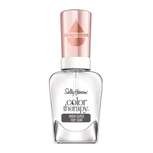 Color Therapy™, High Gloss Top Coat, Argan Oil, Long Lasting, Healthy Nails, Clear Nail Polish - WORLD TIME VISITS