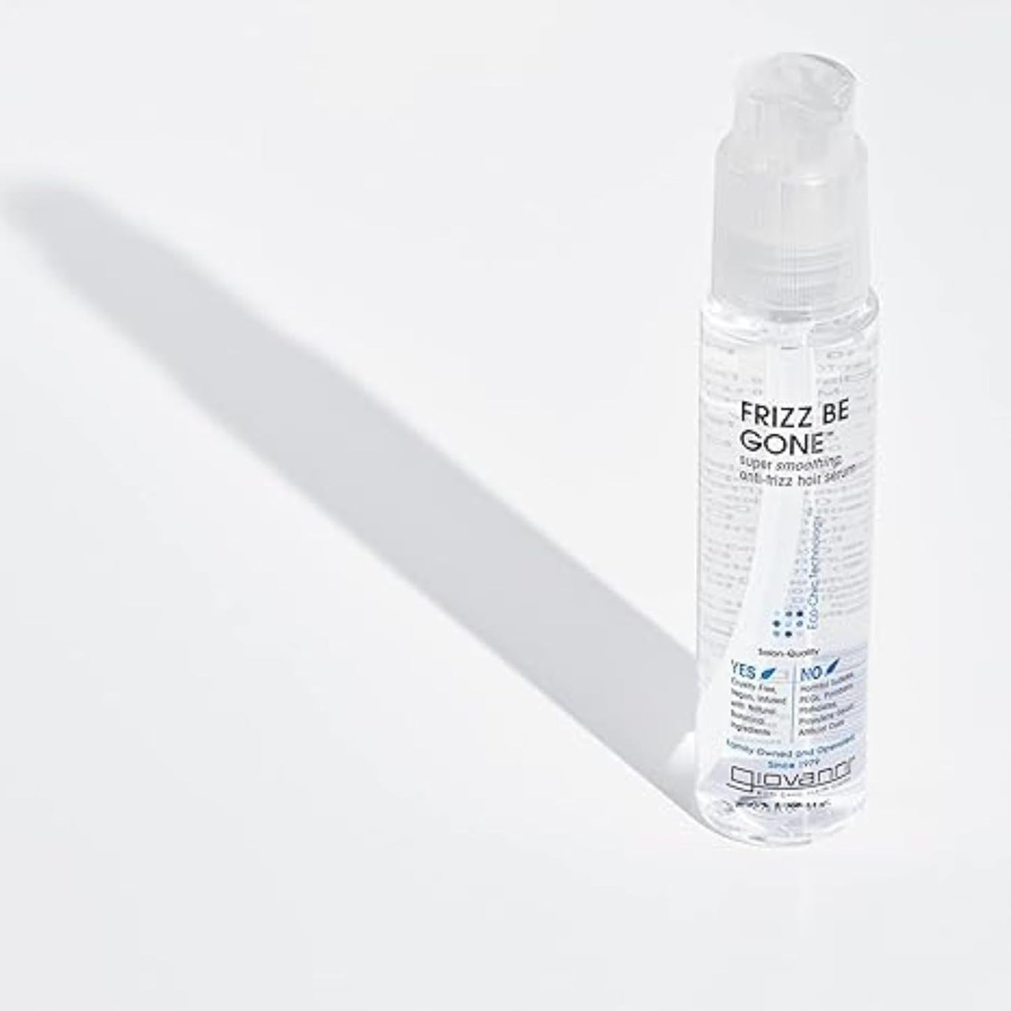 ECO CHIC Frizz Be Gone - Super Smoothing Anti-Frizz Hair Serum, Adds Shine, Seals in Color, Infused with Natural Botanical Ingredients, Salon Quality, No Parabens - 2.75 Oz (1 Pack)