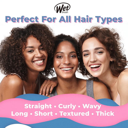 Speed Dry Hair Brush - Watermark (Color Wash) - Vented Design and Ultra Soft Heatflex Bristles Are Blow Dry Safe with Ergonomic Handle Manages Tangle and Uncontrollable Hair - Pain-Free