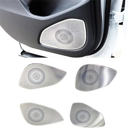 High Grade Car Audio Speaker Decor for Mitsubishi Eclipse Cross 2017 2018 2019 Car Side Door Loudspeaker Trims Cover Car Styling Accssories