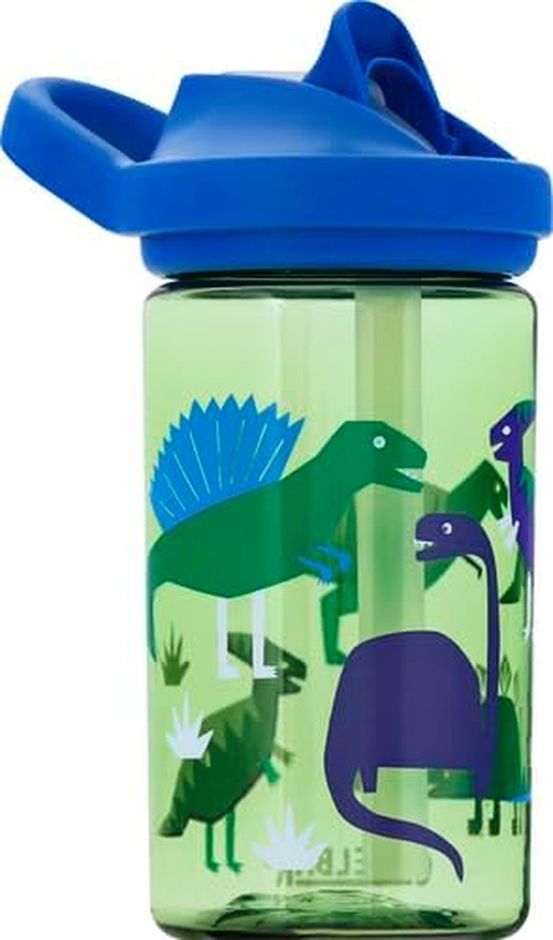 Eddy+ Kids Bpa-Free Water Bottle with Straw, 14Oz, Green, Model Number: 2282301040 - WORLD TIME VISITS