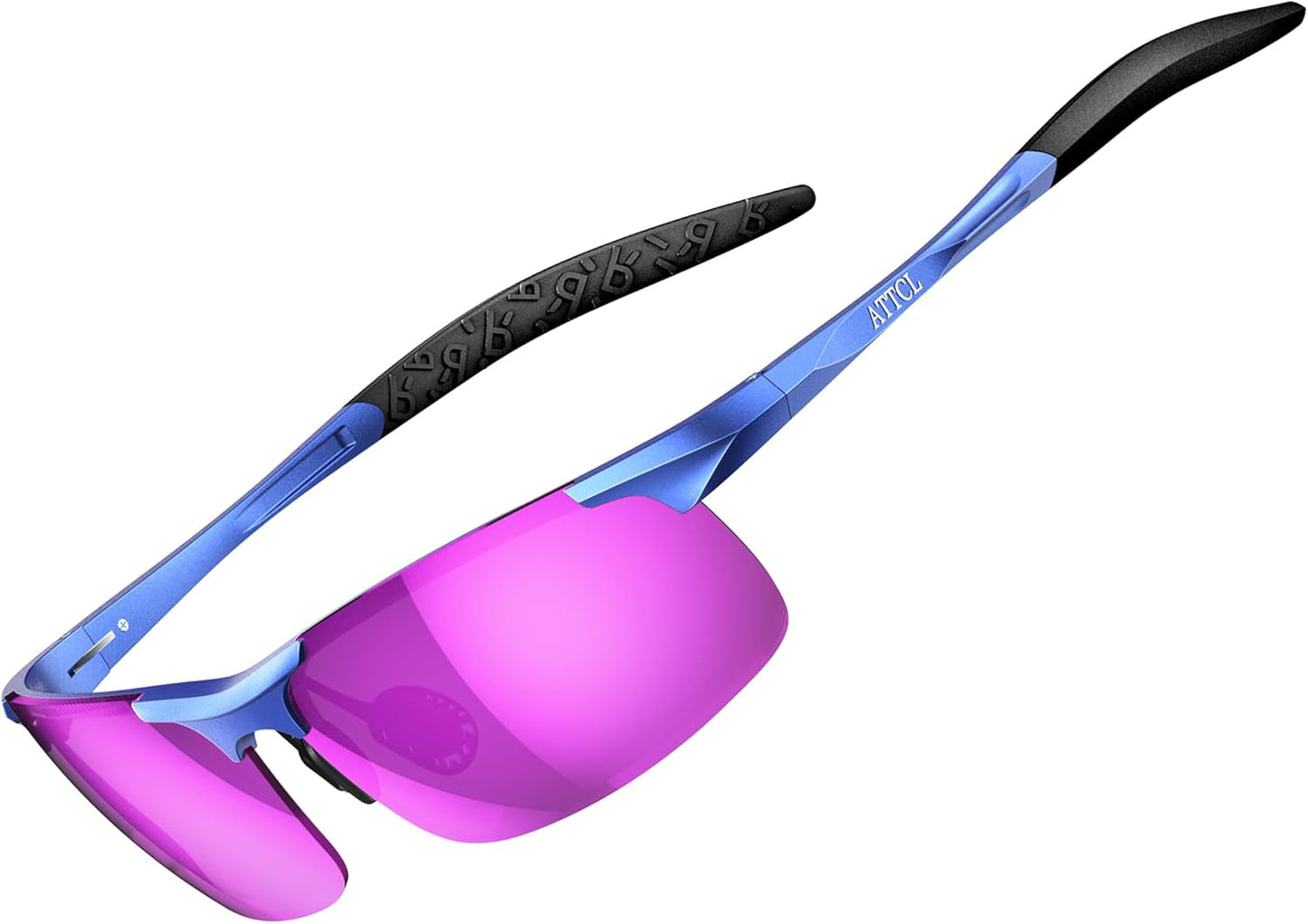 Men'S Fashion Driving Polarized Sunglasses for Men - Al-Mg Metal Ultralight Frame