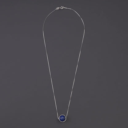 925 Sterling Silver Chain Simple Healing Crystal Necklace