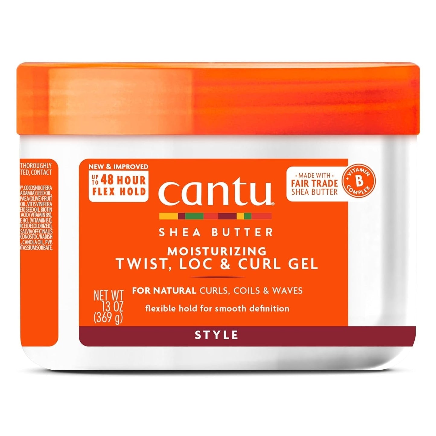 Moisturizing Twist & Lock Gel with Shea Butter for Natural Hair, 13 Oz (Packaging May Vary)