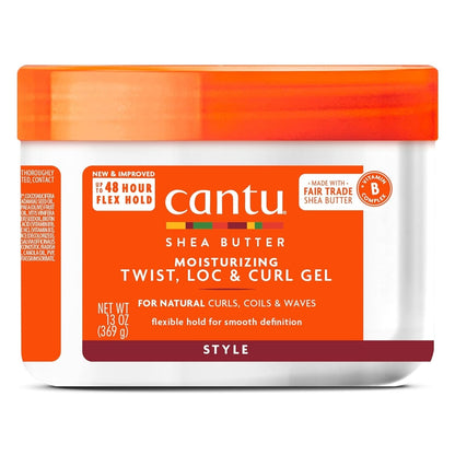 Moisturizing Twist & Lock Gel with Shea Butter for Natural Hair, 13 Oz (Packaging May Vary)