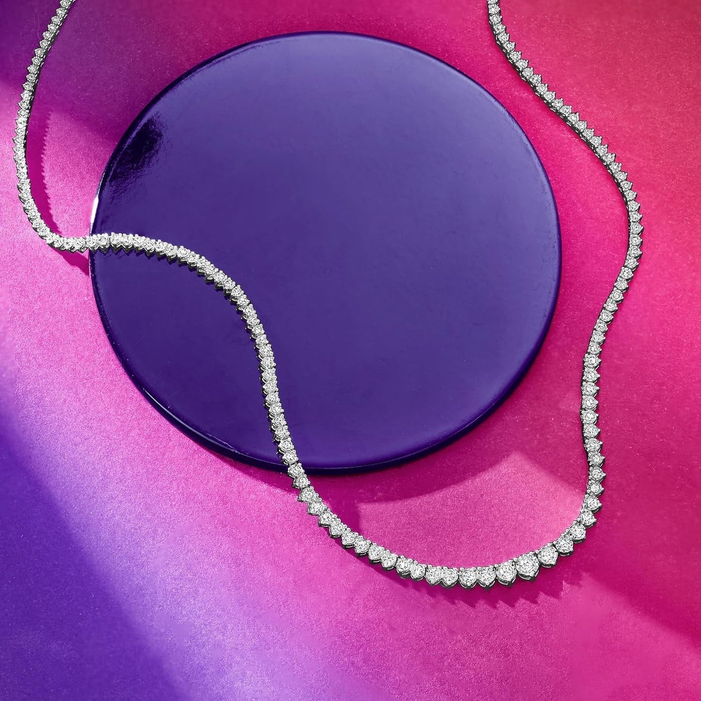3.00 Ct. T.W. Diamond Tennis Necklace