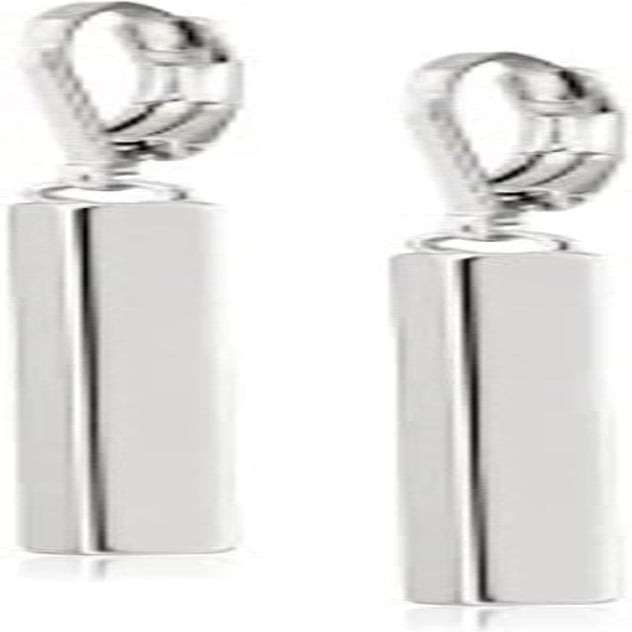 18K Yellow Gold or 14K Rose Gold over Sterling Silver Bar Drop Earrings (Previously Amazon Collection)