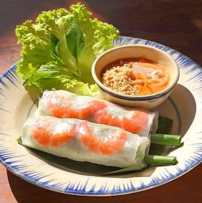 35 Sheets of Premium Rice Papers Wrappers (米纸) for Spring Rolls (春卷), Wonton (餛飩), Egg - Rolls (蛋卷), Lumpia, Samosa, Dumpling, Sushi; Low Carb, Gluten - Free, 22Cm round (1PACKS 12 Oz) - WORLD TIME VISITS
