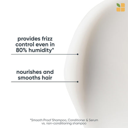 Smooth Proof Conditioner - for Frizzy Hair, Provides Humidity Control & Anti-Frizz Smoothness, Paraben-Free