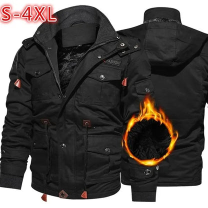 3 Colors Outdoor Cashmere Cotton Clothes for Men in Europe and America