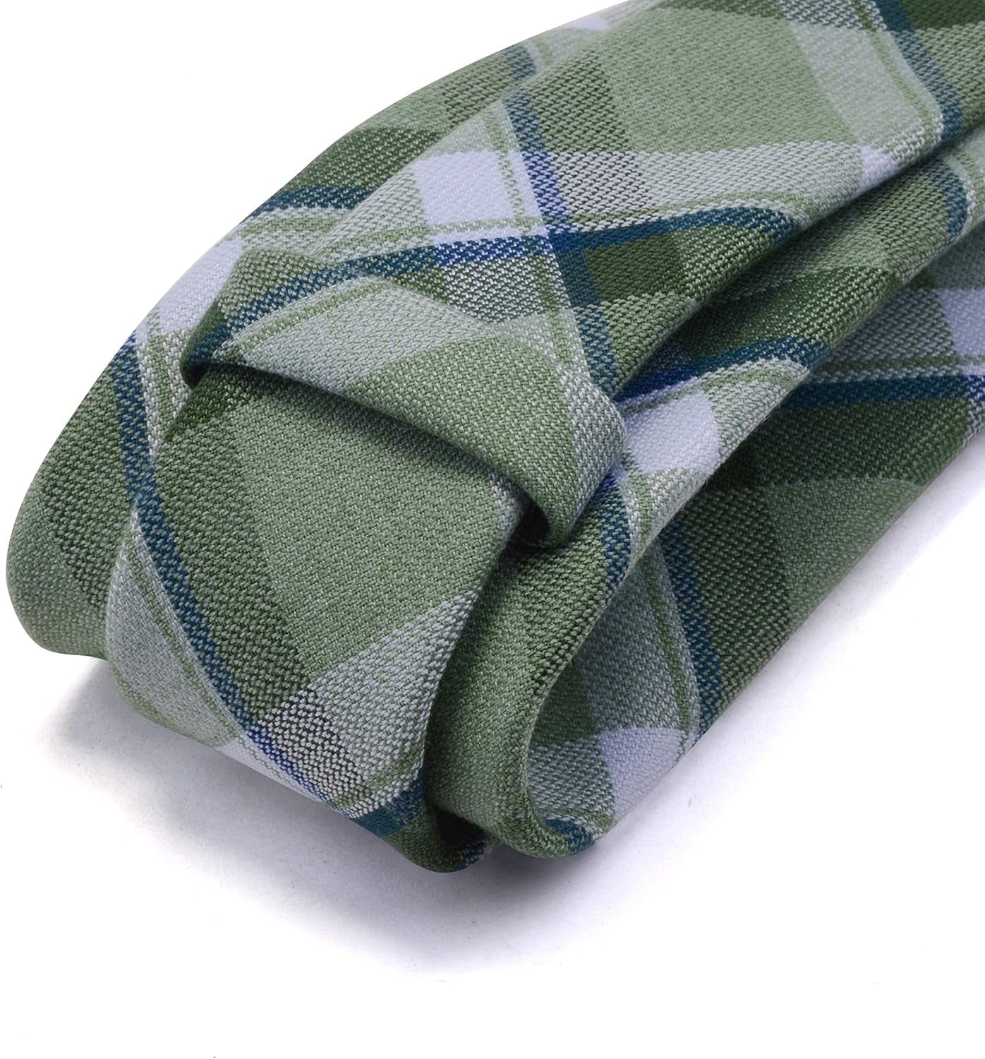 2.8"（7Cm） Plaid/Striped Necktie Tartan Woven TR Material Tie + Gift Box