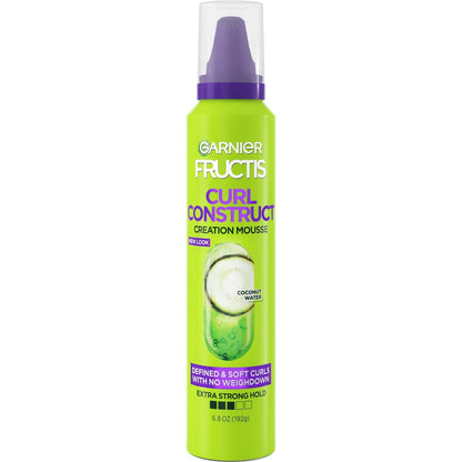 Fructis Style Curl Construct Creation Mousse, 6.8 Oz, 1 Count (Packaging May Vary) - WORLD TIME VISITS