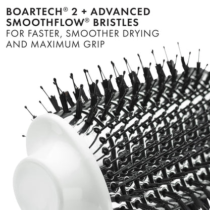 Pro Artist White Gold Detachable One Step Volumizer and Hair Dryer - WORLD TIME VISITS