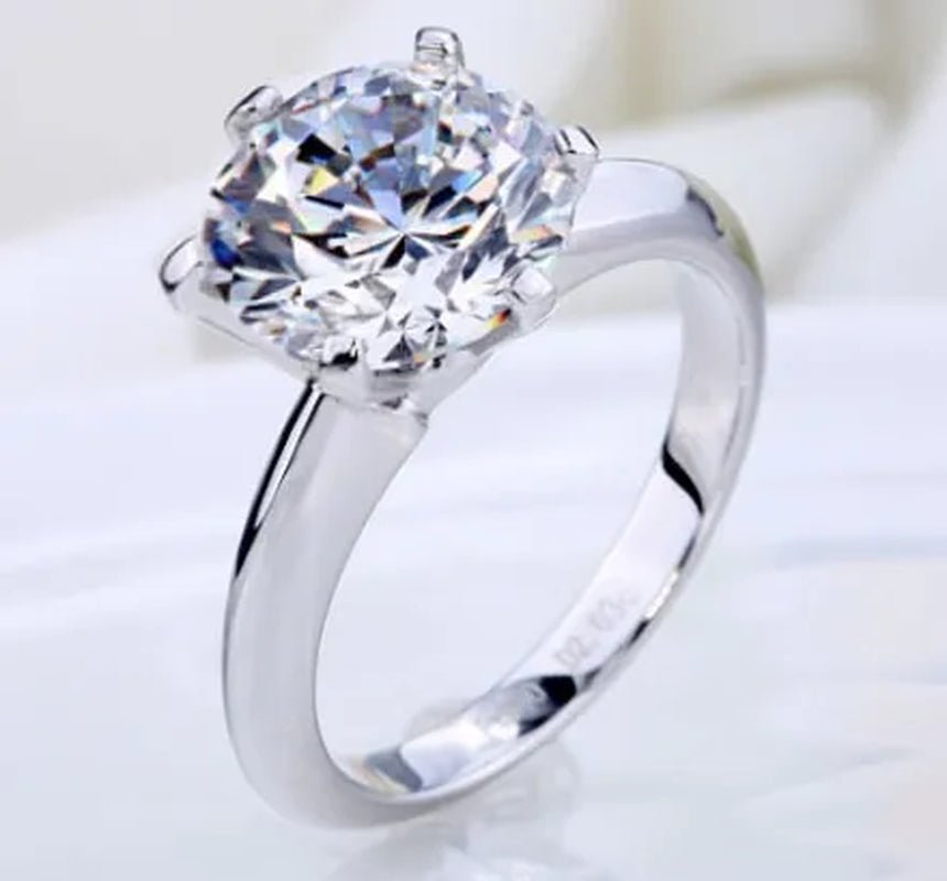 3.5ct Size 6 - 10 amazing Princess silver cut White Sapphire &Pink Sapphire &Topaz Engagement Ring - WORLD TIME VISITS