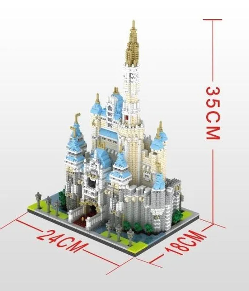 World Architecture Building Blocks Set Landmarks Diamond Blocks Toys (Height 20-40cm) Saint Basil's Cathedral, Big Ben, Taj Mahal, White House, Louvre Museum, Arc de Triomphe, London Bridge