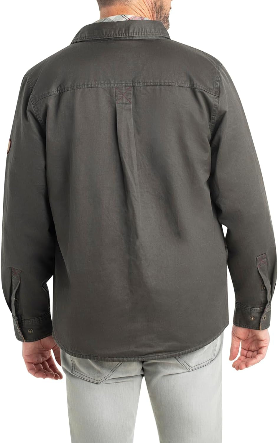 Journeyman Shirt Jacket Flannel Lined Shacket for Men Water-Resistant Coat Rugged Fall Clothing