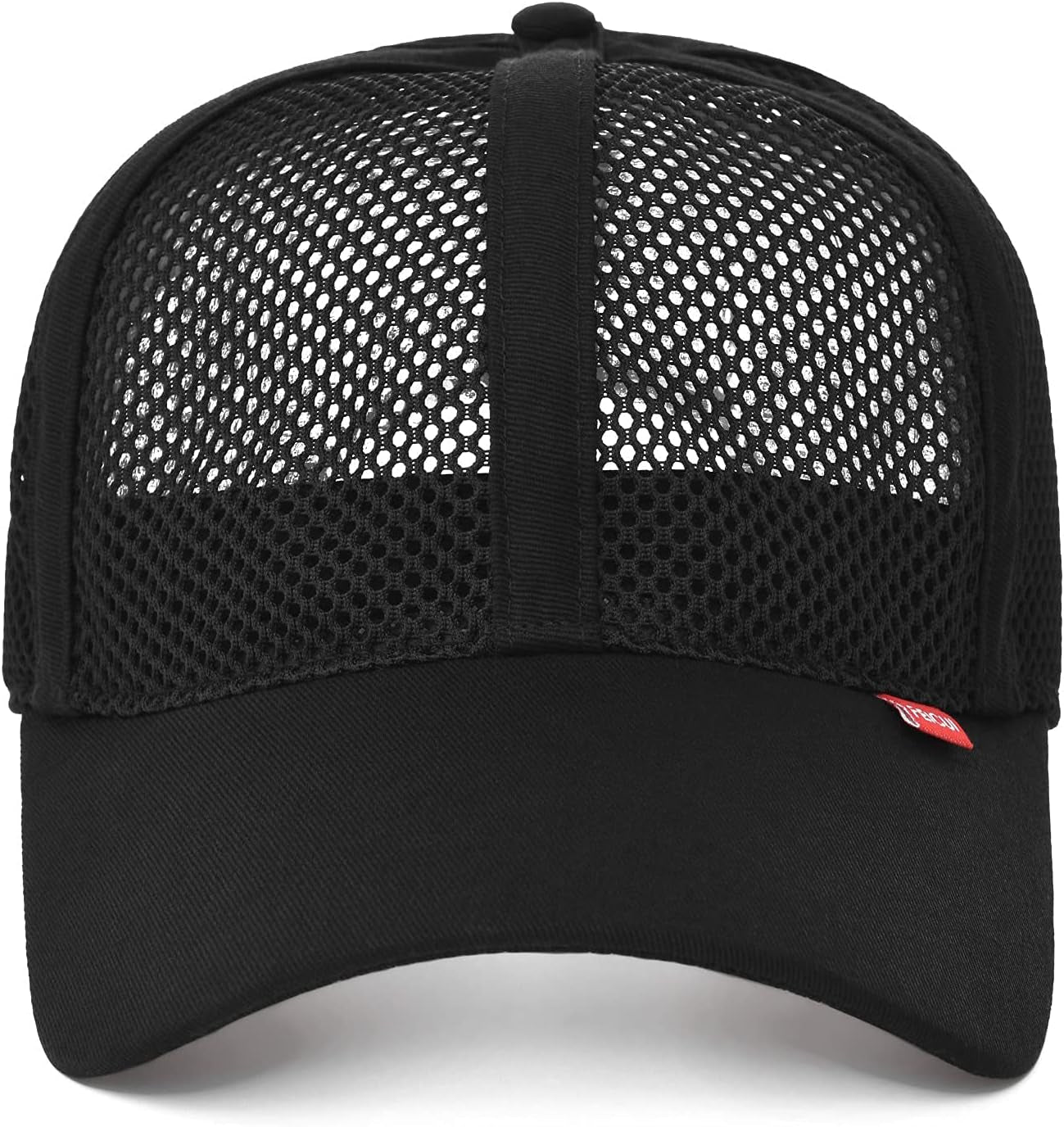 Men Mesh Trucker Baseball Cap Adjustable 6-Panel Hat Outdoor Sports Wear