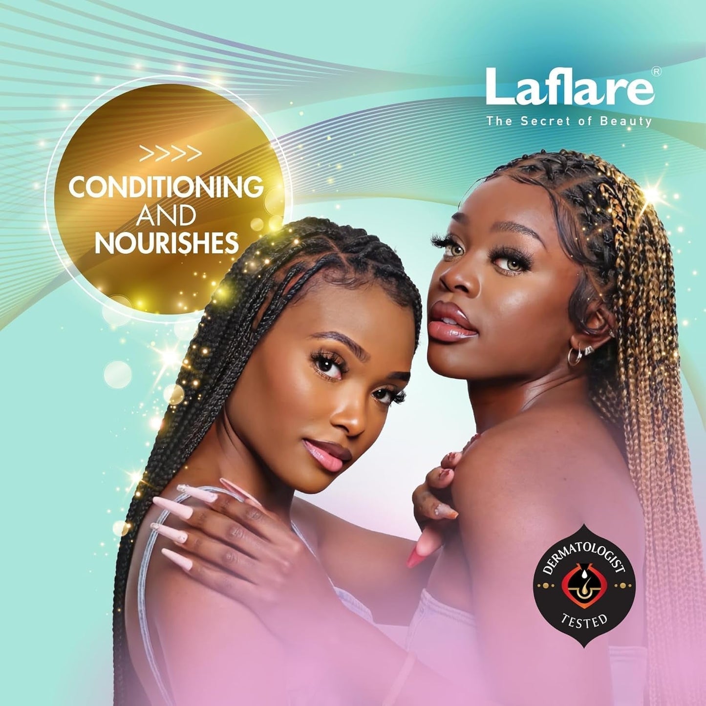 New Travel Size Mousse Foam - Hair Styling, Shine and Volume Mousse for Braid and Locs (Orchid)