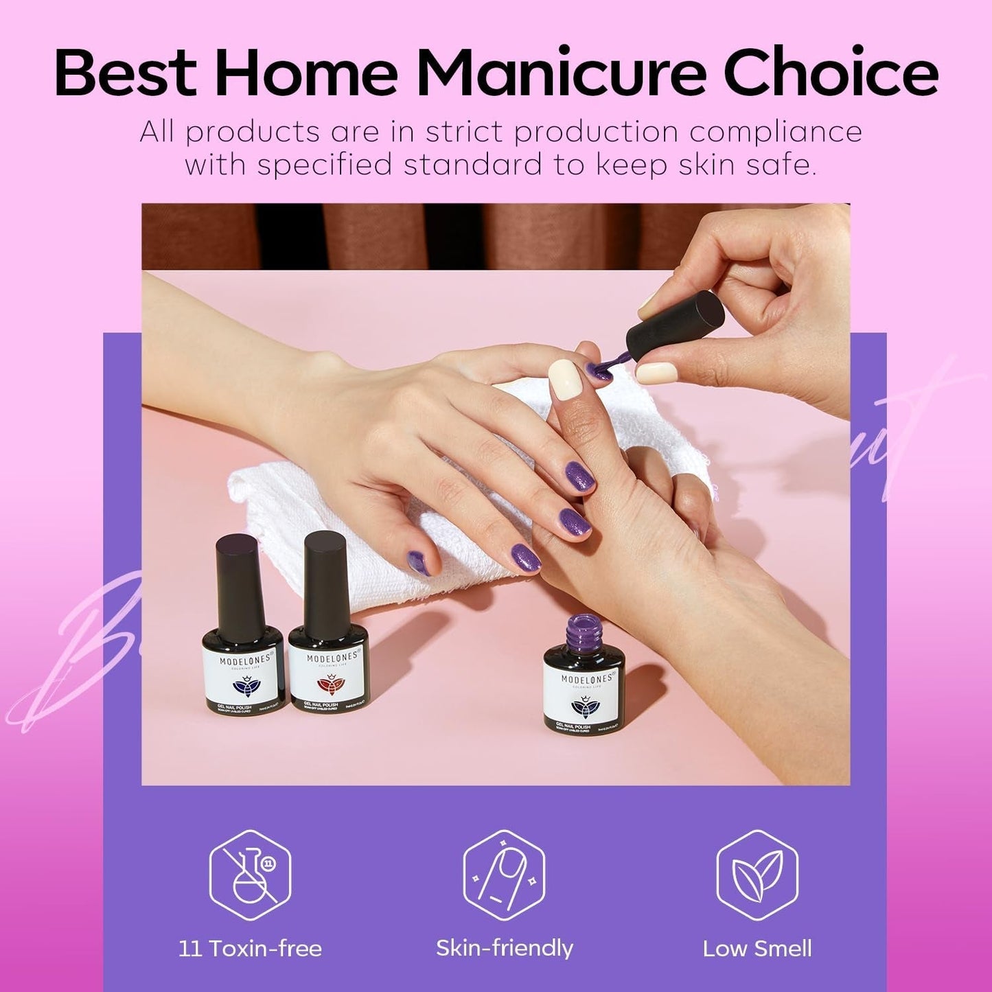 Color Changing Gel Nail Polish Set, 6 Colors Red Pink Glitter Blue Purple Mood Temperature Change Nail Polish Gel Set Soak off Nail Art Gel DIY Salon Manicure Gift