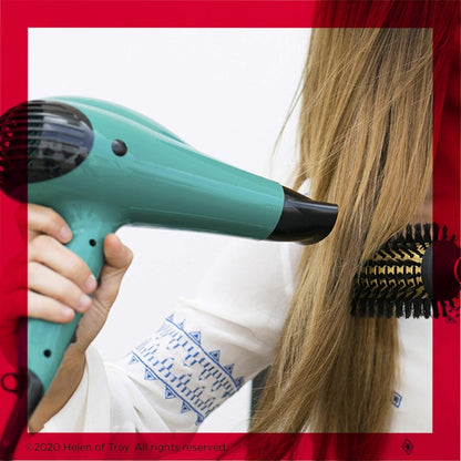 Volume Booster Hair Dryer with Diffuser | Voluminous Lift and Body | 1875W Blow Dryer with Ionic Technology for Salon Styled Finish with Less Frizz (Green)
