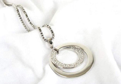 Necklaces for Women Infinity Love Heart Letter Pendant Charm Engagement Crystal Rhinestone Necklace Jewelry Gifts for Wife, Birthday or Chrismas Holiday Gift for Her, Mom, Girlfriends