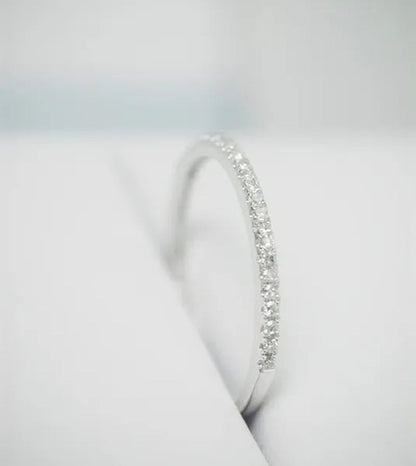 Shiny Simple Fashion Women's Single Row Diamond Ring Gold, Silver Rose Gold Women's Ring