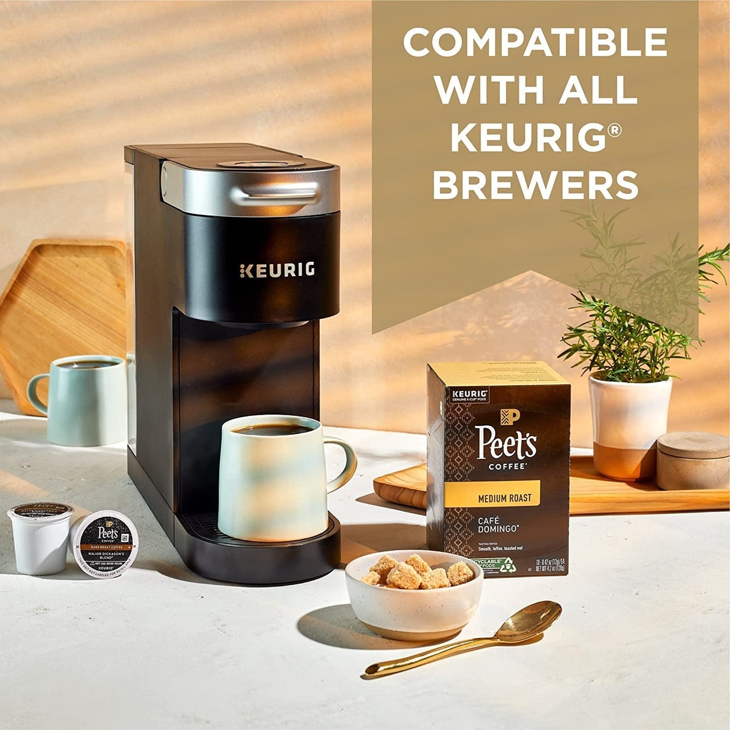 , Keurig K-Cup Pods Dark Roast Variety Pack - Major Dickason'S Blend, French Roast, Organic Alma De La Tierra, House Blend, 40 Count (4 Boxes of 10 K-Cup Pods)