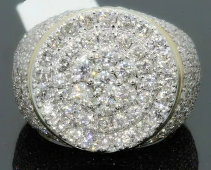 Luxury Business Men's Engagement Wedding Rings European and American Gentlemen Birthday Party Jewelry Christmas Gift Ring Size 6-13