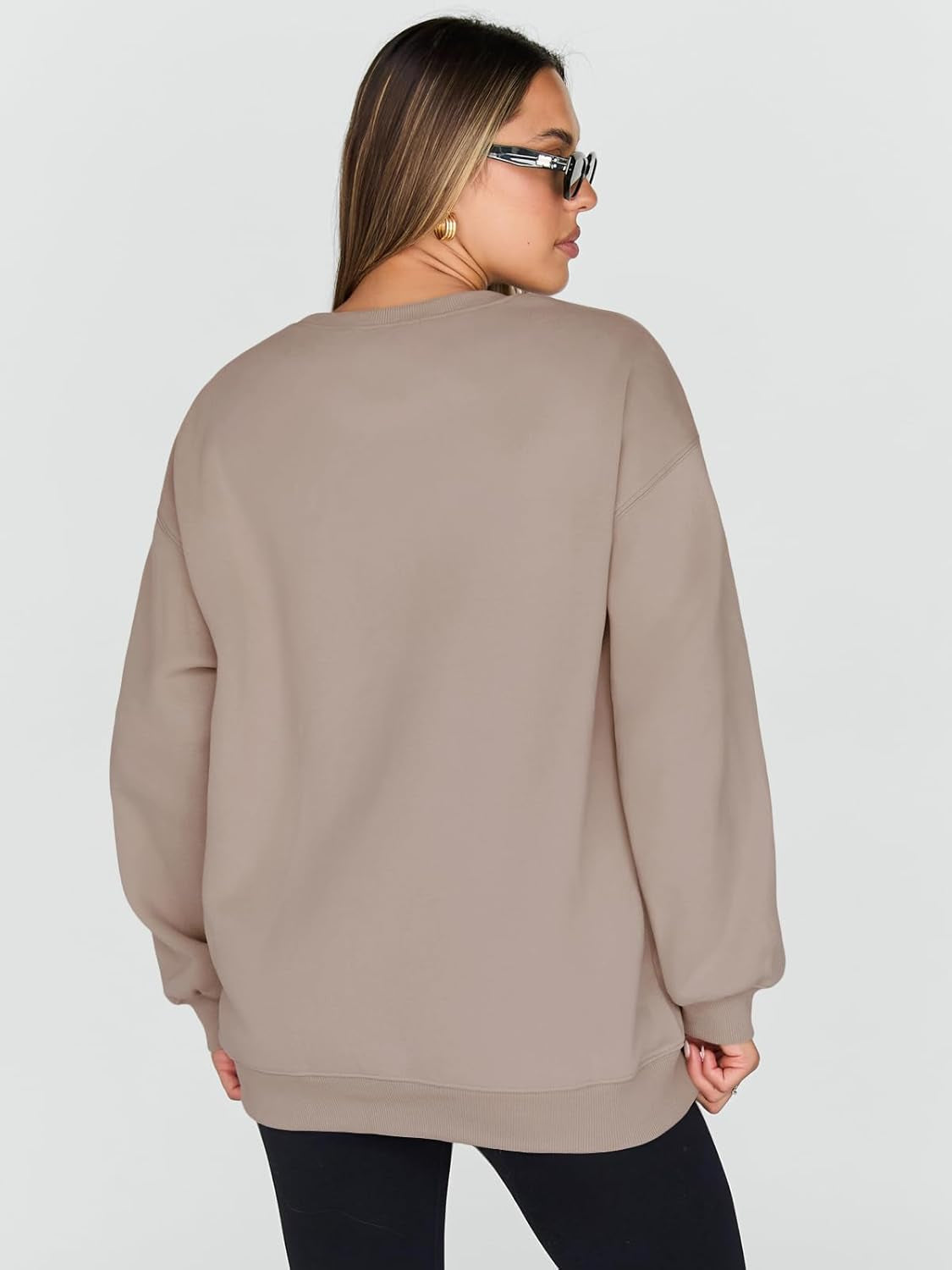 Sweatshirts for Women Hoodies Oversized Crewneck Tops Sweaters Comfy Fall Winter Outfits Clothes 2025 Fashion