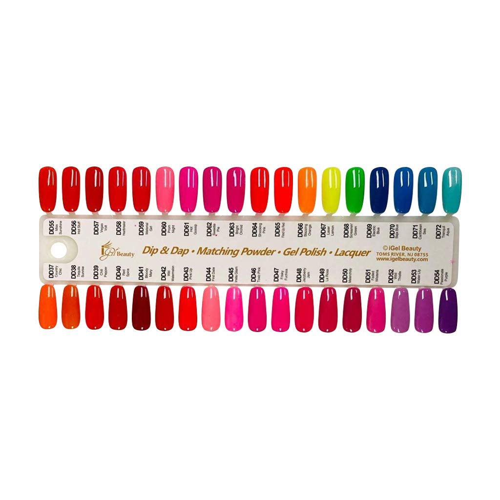Igel - 100% Pure Gel Nail Polish - Dip & Dap Collection (DD242 - Black Pearl)