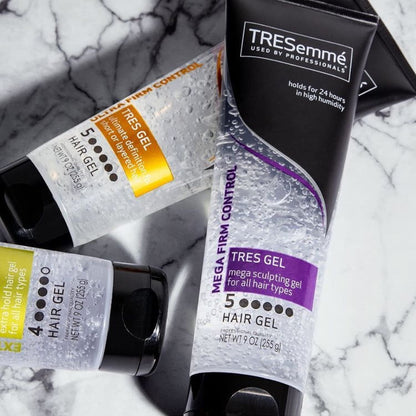 Hair Gel, Ultra Firm Control, Frizz Control Volumizing Hair Products, Curly Hair Gel Holds in High Humidity, 9 Oz.