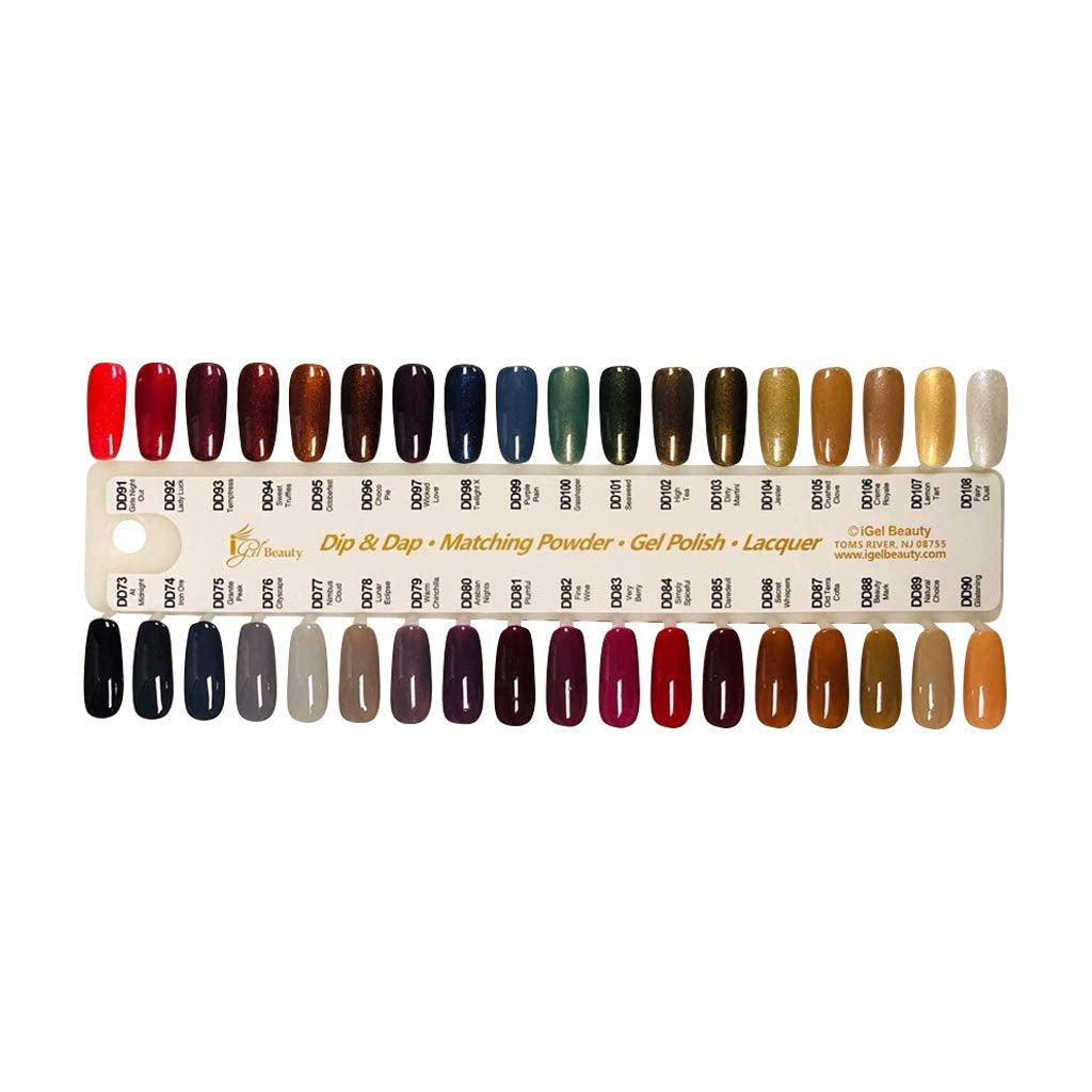 Igel - 100% Pure Gel Nail Polish - Dip & Dap Collection (DD242 - Black Pearl)