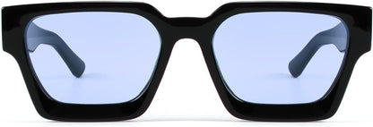 Trendy Square Sunglasses for Men Women Fashion Thick Rectangle Sun Glasses UV Protection Shades Designer Style