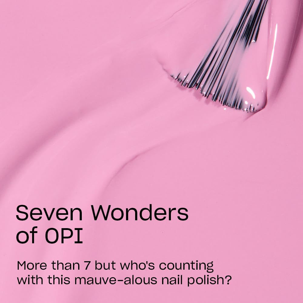 OPI Nail Lacquer Nail Polish | Opaque Bright Pink Crème Chip Resistant Nail Polish | Vegan, Fast Drying, Streak Free