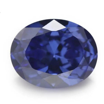 2PC 2.0Ct Loose Gemstone Oval Cut Cubic Zirconia Stone Jewelry Production Craft Bead Grade VVS 6*8Mm /0.23*0.31Inch