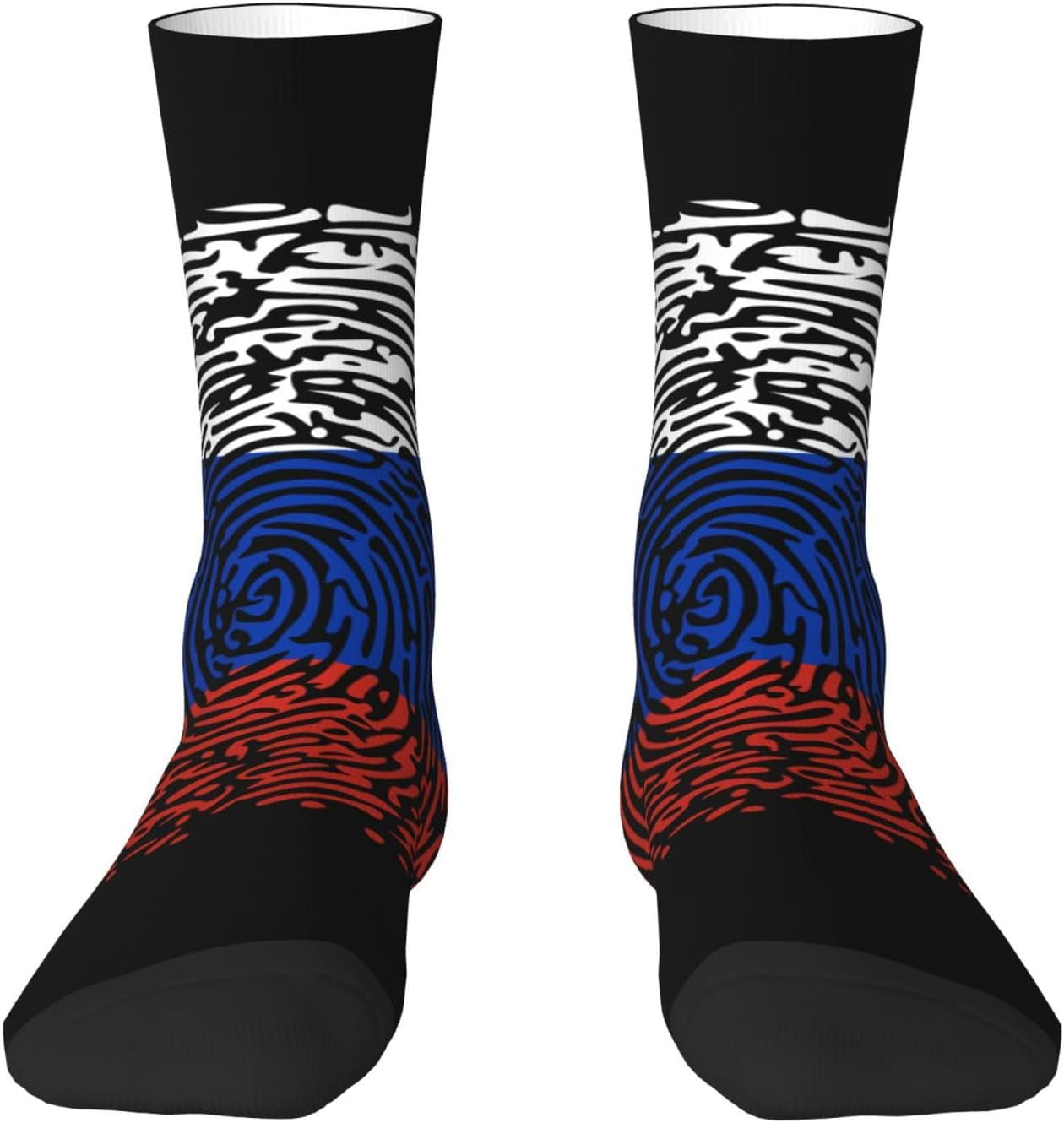 Russian Dna Russia Flag Crew Socks Summer Moisture Wicking Athletic Socks for Mens and Womens - WORLD TIME VISITS