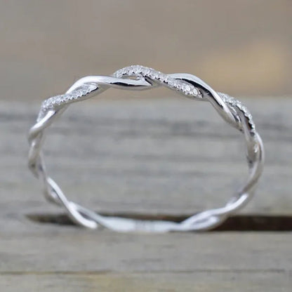 Twisted Shape,Diamond Wedding Band ,FULL Eternity Ring,engagement Ring,stacking Matching Band,anniversary Ring,curved Design