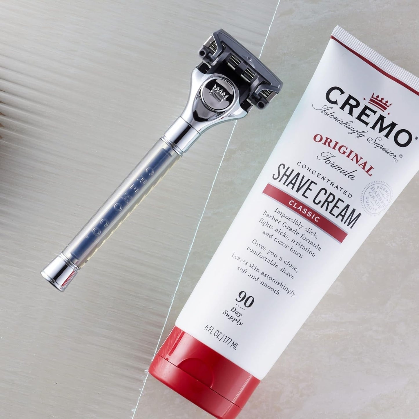 Astonishingly Superior Barber Grade Refillable System Razor